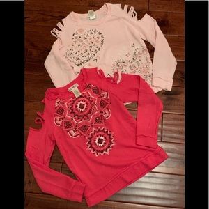 Set of Cold Shoulder Tops